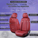 Funda de Asiento Universal Vector en Cuero Legítimo con Airbag + REGALOS: Alfombra de Cuero y Funda para Volante