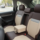 Funda Asiento Universal Vulcan en Cuero Legítimo con AirBag +REGALOS: Alfombra de Cuero y Funda para Volante