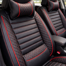 Funda de Auto Universal Regent en Cuero Legítimo con Airbag + REGALOS: Alfombra de Cuero y Funda de Volante