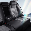 Funda de Asiento Universal Baron en Cuero Legítimo con Airbag + REGALOS: Alfombra de Cuero y Funda para Volante