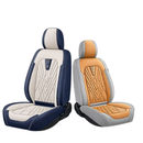 Funda de Asiento Universal Shield en Cuero Legítimo con Airbag + REGALOS: Alfombra de Cuero y Funda para Volante