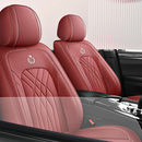 Funda de Asiento Universal Sentinel en Cuero Legítimo con Airbag + REGALOS: Alfombra de Cuero y Funda para Volante