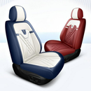 Funda de Asiento Universal Bastion en Cuero Legítimo con Airbag + REGALOS: Alfombra de Cuero y Funda para Volante