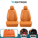 Funda de Asiento Universal Nitro en Cuero Legítimo con Airbag + REGALOS: Alfombra de Cuero y Funda para Volante
