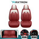 Funda de Asiento Universal Bastion en Cuero Legítimo con Airbag + REGALOS: Alfombra de Cuero y Funda para Volante