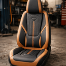 Funda de Auto Universal Dominus en Cuero Legítimo con Airbag +REGALOS: Alfombras de Cuero y Funda de Volante